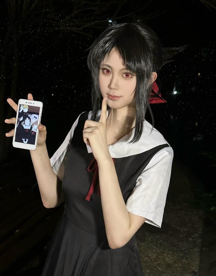 Hình ảnh kaguya cosplay mái tóc dài đặc trưng nhân vật