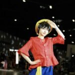 Hình ảnh luffy cosplay dáng người linh hoạt