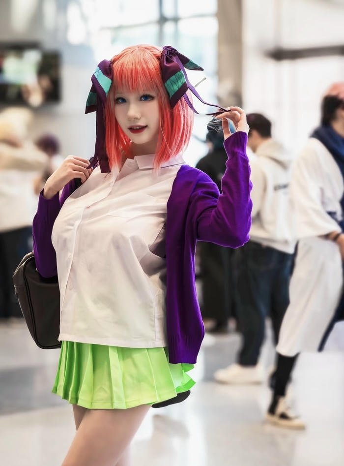 Hình ảnh nino nakano cosplay phong cách dễ thương