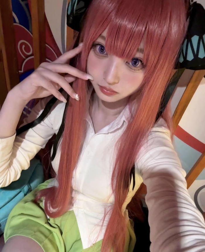 Hình ảnh nino nakano cosplay thần sắc quyến rũ nổi bật
