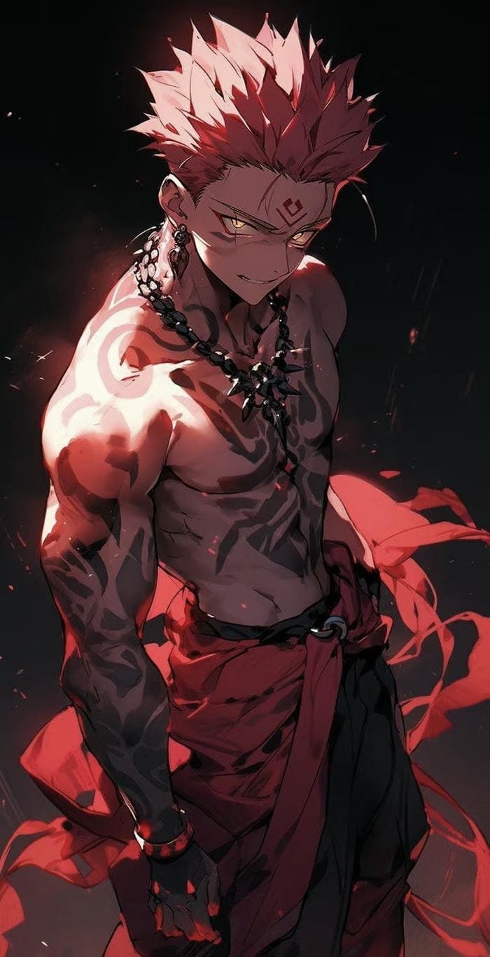 Hình anime Sukuna đẹp khác biệt