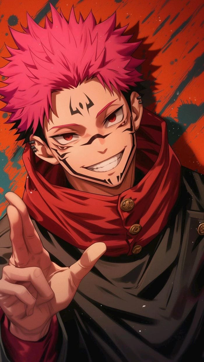 Hình anime Sukuna nhân vật bóng tối