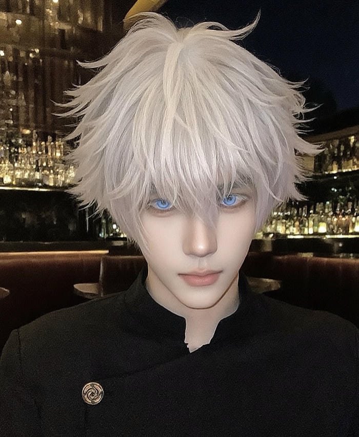 Hình cosplay gojo ánh mắt lạnh