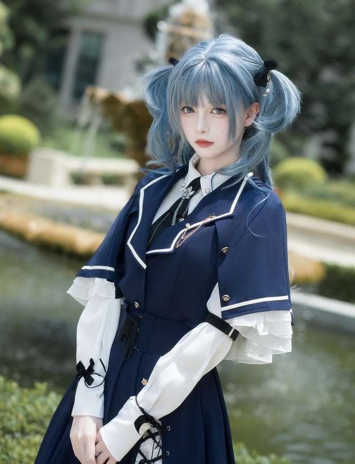 Hình cosplay nhân vật anime dáng đứng đẹp