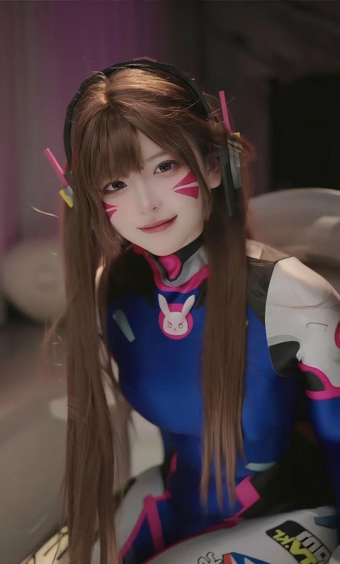 Hình cosplay nhân vật anime mái tóc dài