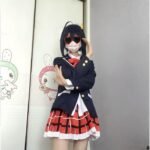 Hình cosplay rikka dáng đứng nhỏ nhắn đáng yêu