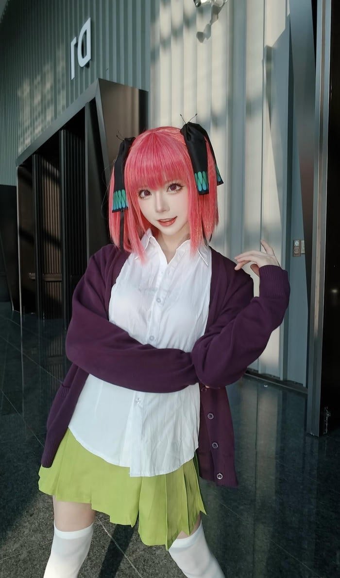 Hình nino nakano cosplay thần sắc cá tính nổi bật