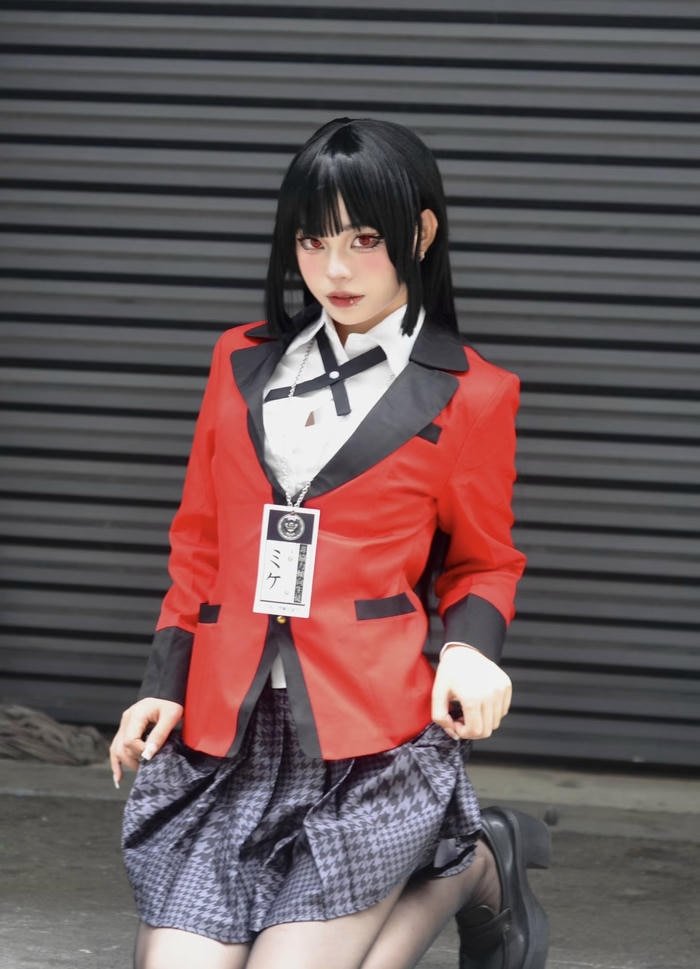 Hình yumeko cosplay nụ cười bí ẩn mê hoặc