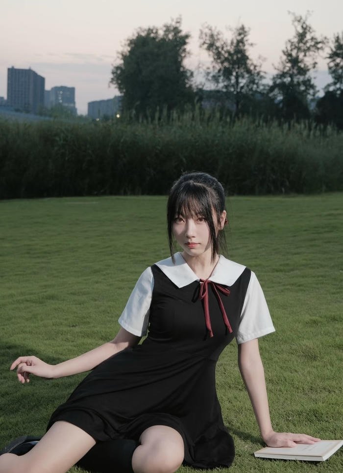 Kaguya cosplay ánh mắt lạnh lùng nhưng cuốn hút