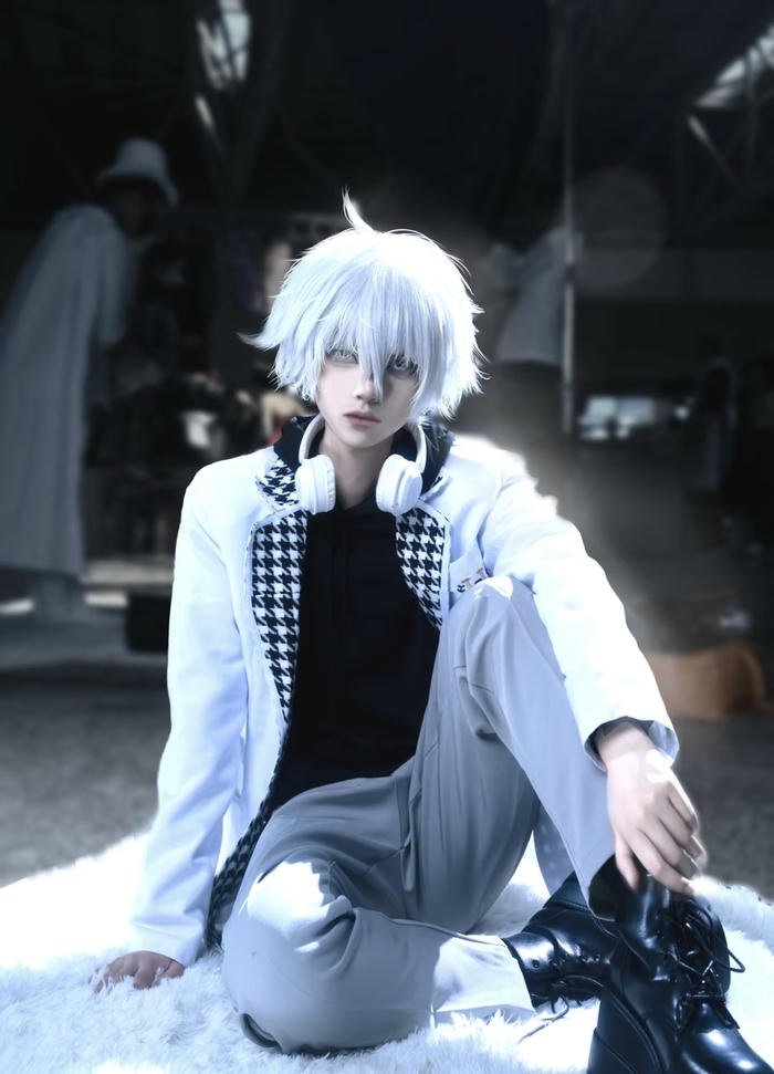 Nagi cosplay mái tóc sáng rối