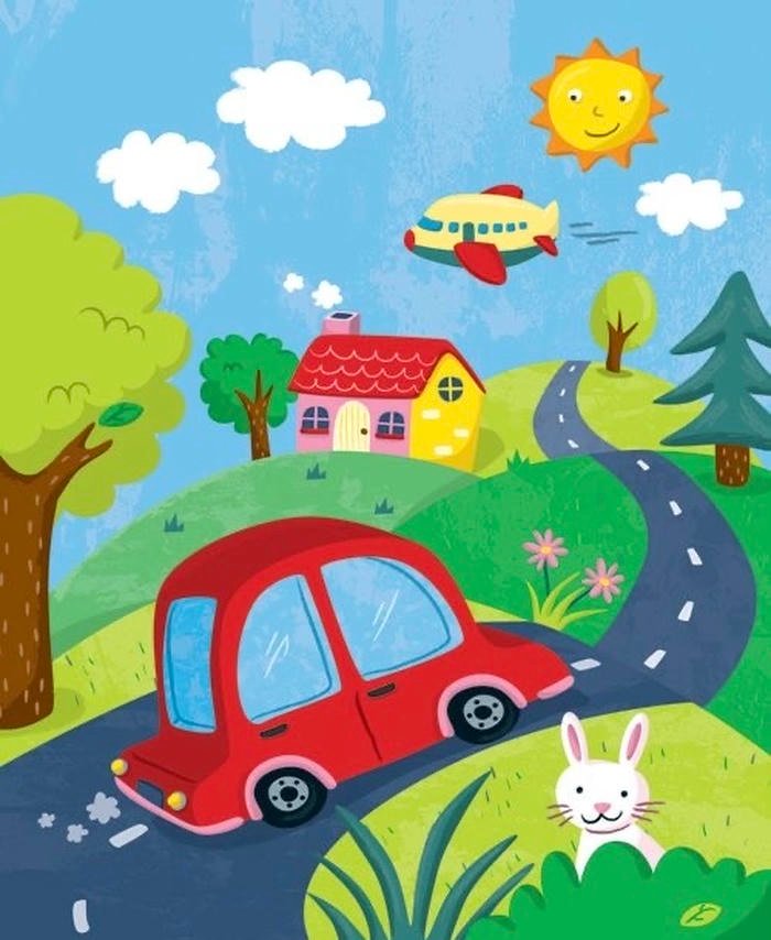 Nét vẽ liền mạch tạo nên tranh vẽ ô tô