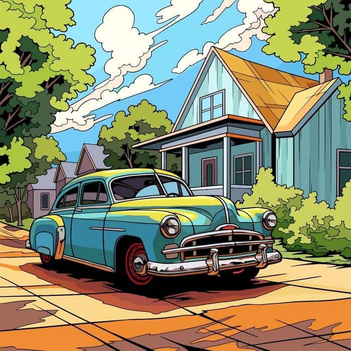 Tranh vẽ ô tô thể hiện phong cách cá nhân