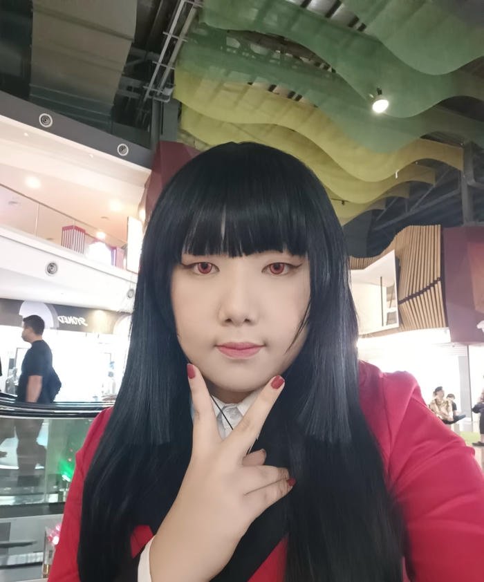 Yumeko jabami cosplay mắt 1 mí