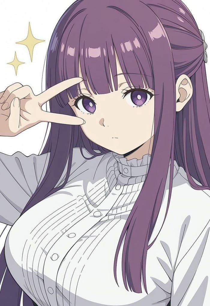 ảnh fern anime phong cách dễ thương