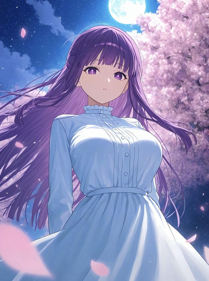 ảnh fern anime tràn đầy sức sống