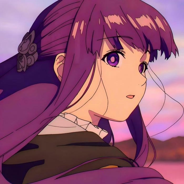 ảnh fern anime với nhan sắc xinh đẹp