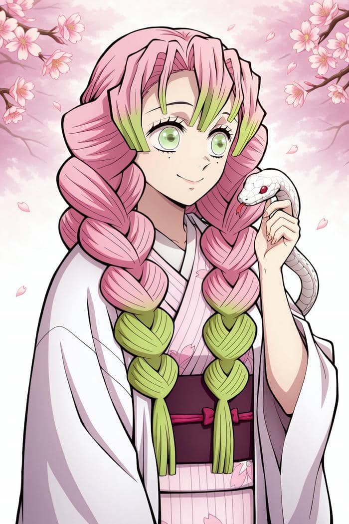 ảnh mitsuri anime ánh nhìn dịu dàng