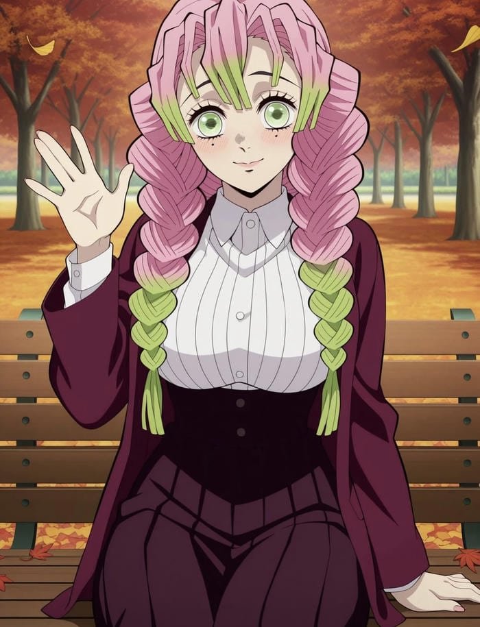 ảnh mitsuri anime tràn đầy sức sống