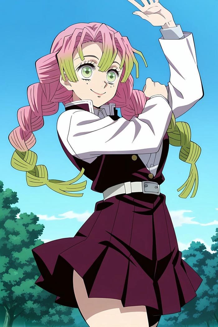 ảnh mitsuri anime vẻ đẹp tinh khôi