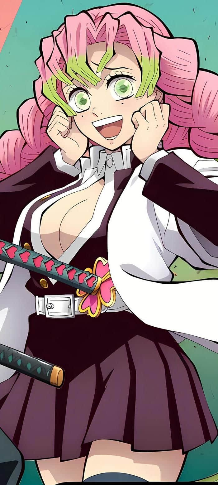 anime mitsuri nụ cười tỏa sáng rạng rỡ