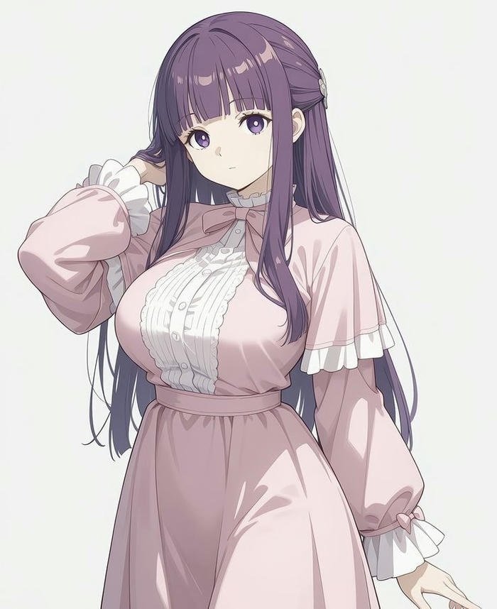 hình ảnh fern anime ánh mắt ấm áp