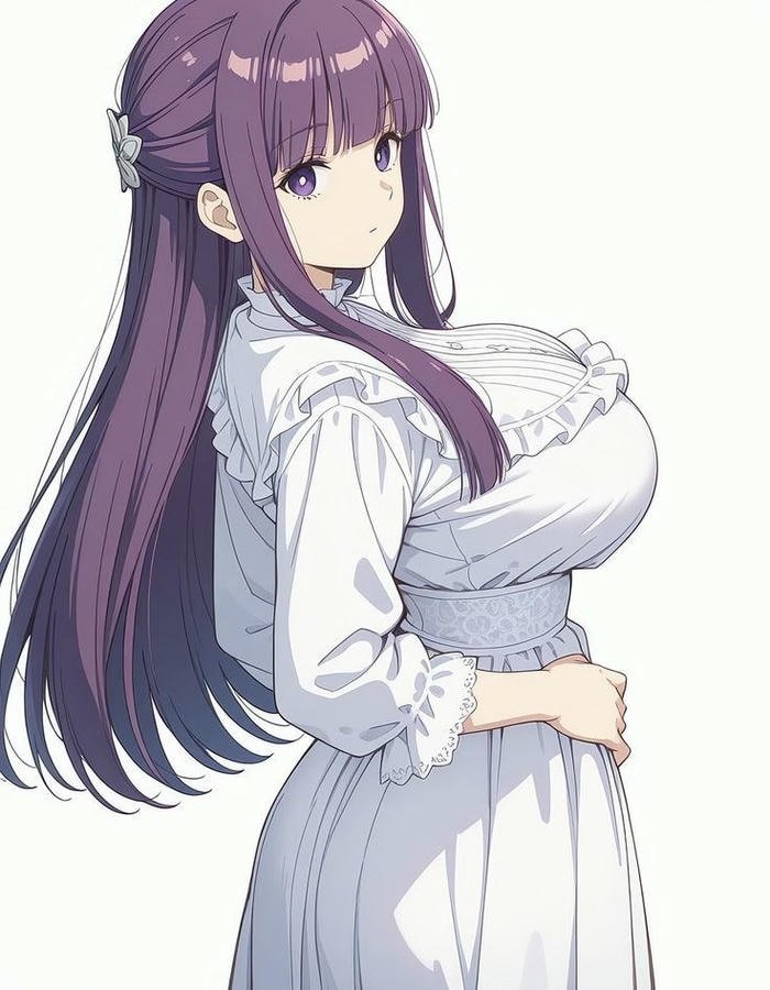 hình ảnh fern anime nhìn quyến rũ đầy bí ẩn