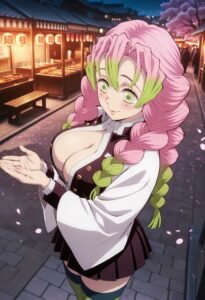 hình ảnh mitsuri anime vẻ đẹp gợi cảm