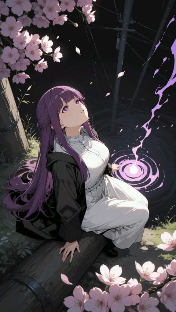 hình fern anime thần thái đầy tự tin