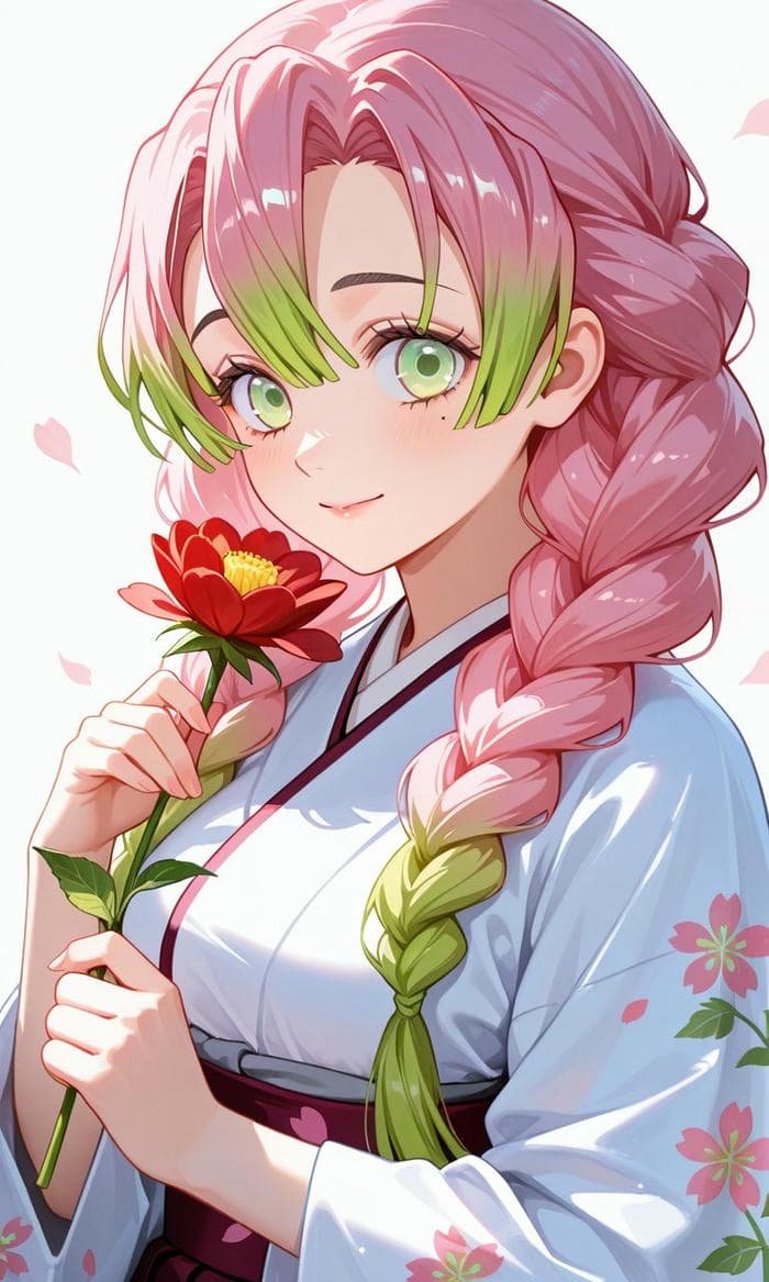 hình mitsuri anime biểu cảm dễ thương