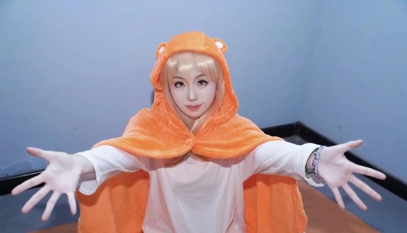Ảnh Umaru cosplay với phong cách chibi đáng yêu