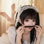 Ảnh gái xinh mặc đồ ngủ mang nét dịu dàng tự nhiên