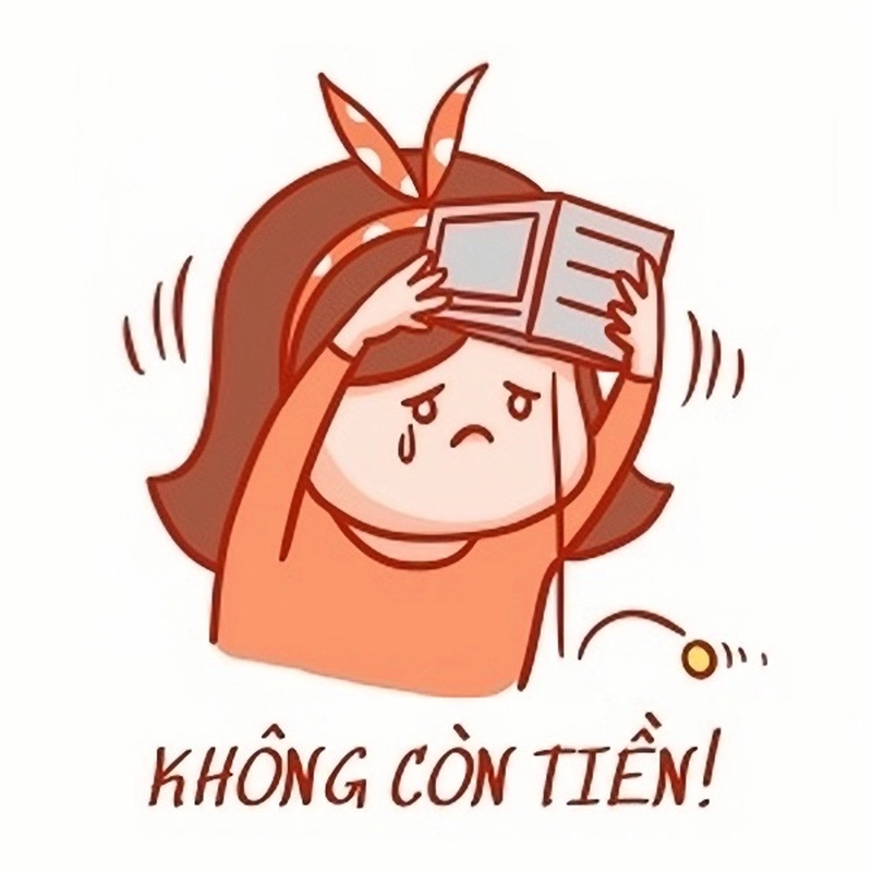 Ảnh meme nghèo tình huống hài về chi tiêu hàng ngày
