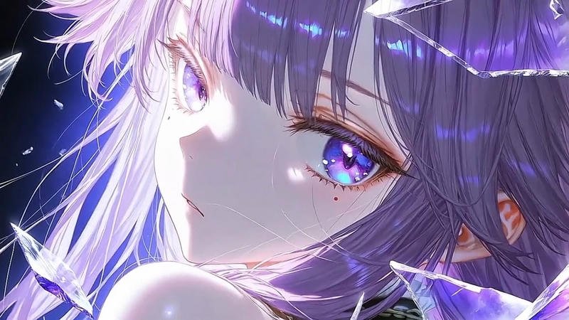 Cận cảnh đôi mắt anime cute dễ thương