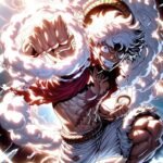 Cảnh Luffy thể hiện sức mạnh trong trận chiến