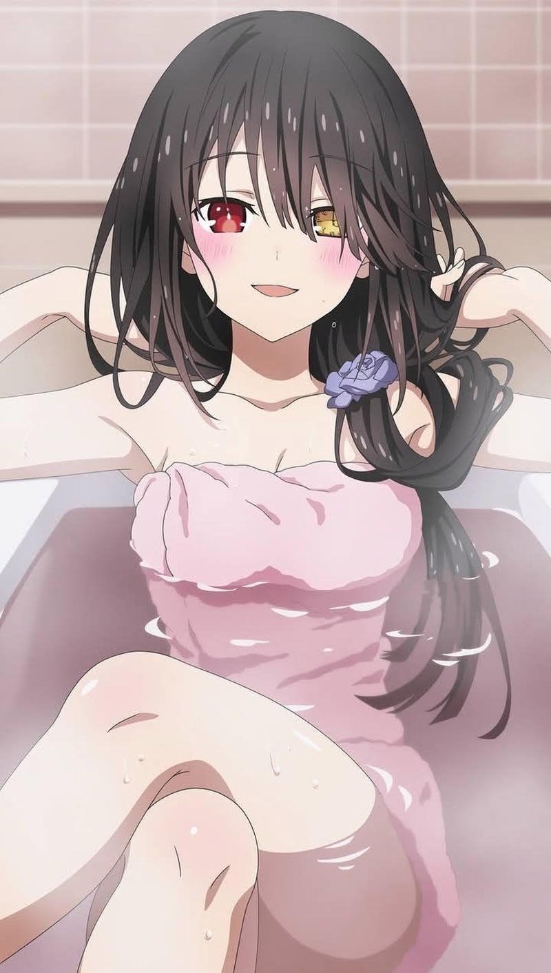 Chân dung Kurumi với nụ cười ma mị kurumi anime