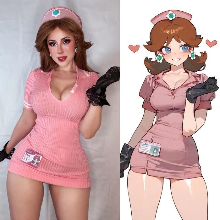 Gái đẹp cosplay y tá thần thái nóng bỏng