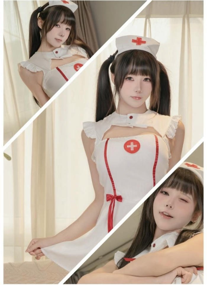 Gái xinh cosplay y tá style quyến rũ