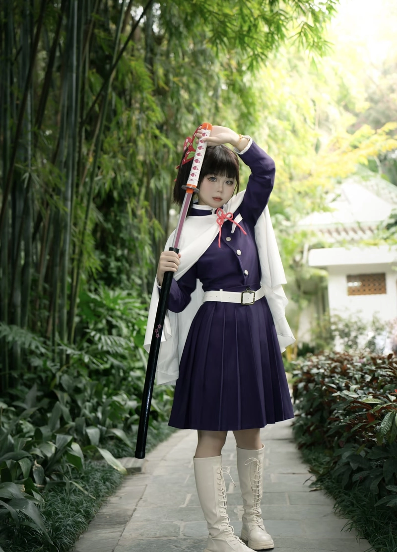 Hình ảnh Kanao cosplay với phong cách tinh tế