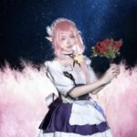 Hình cosplay hầu gái mang nét gợi cảm