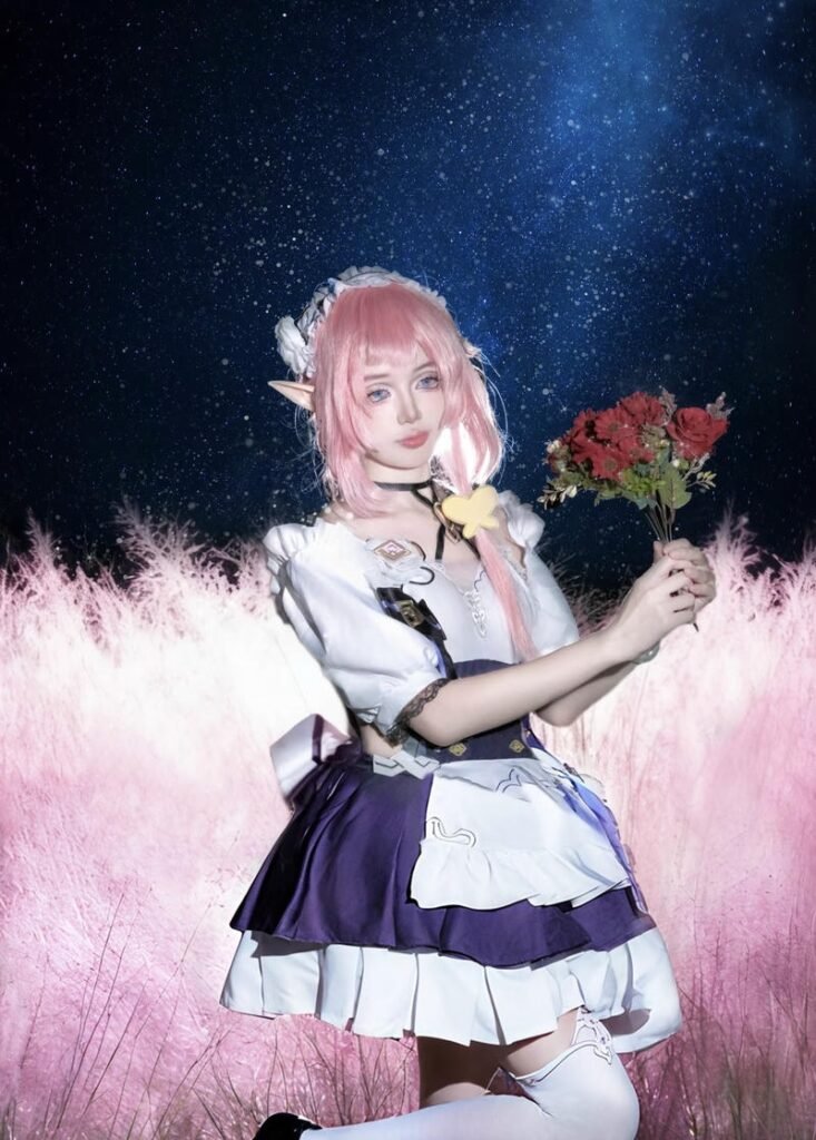 Hình cosplay hầu gái mang nét gợi cảm