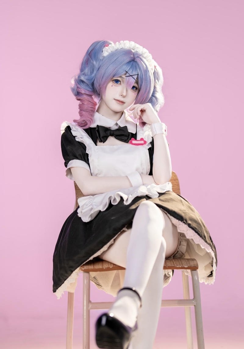 Hình cosplay hầu gái mang nét quyến rũ thanh lịch