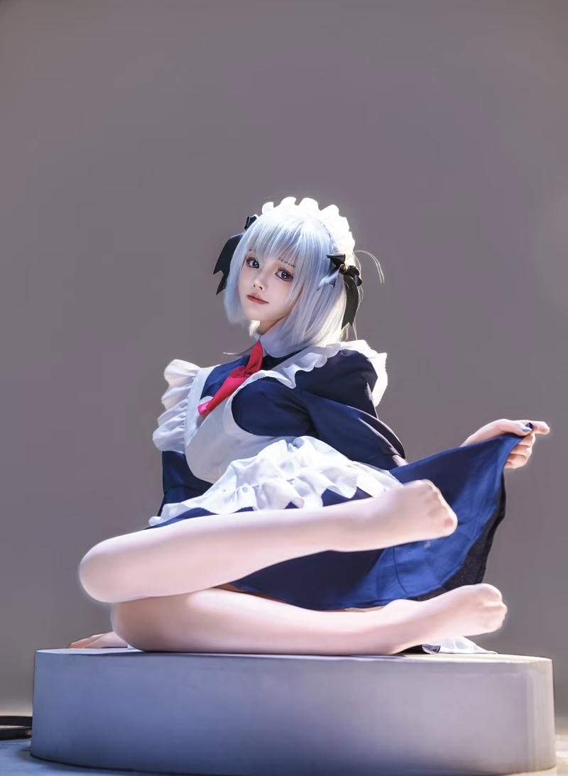 Hình cosplay hầu gái mang vẻ mềm mại đầy sức hút