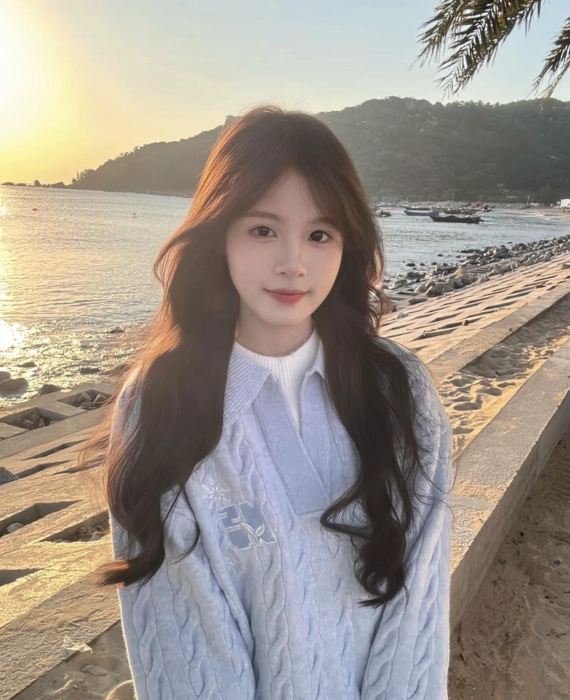 Hình gái xinh cười mang lại cảm giác gần gũi