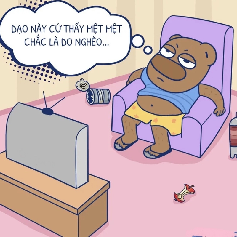 Hình meme nghèo biểu cảm ngạc nhiên vì không còn tiền