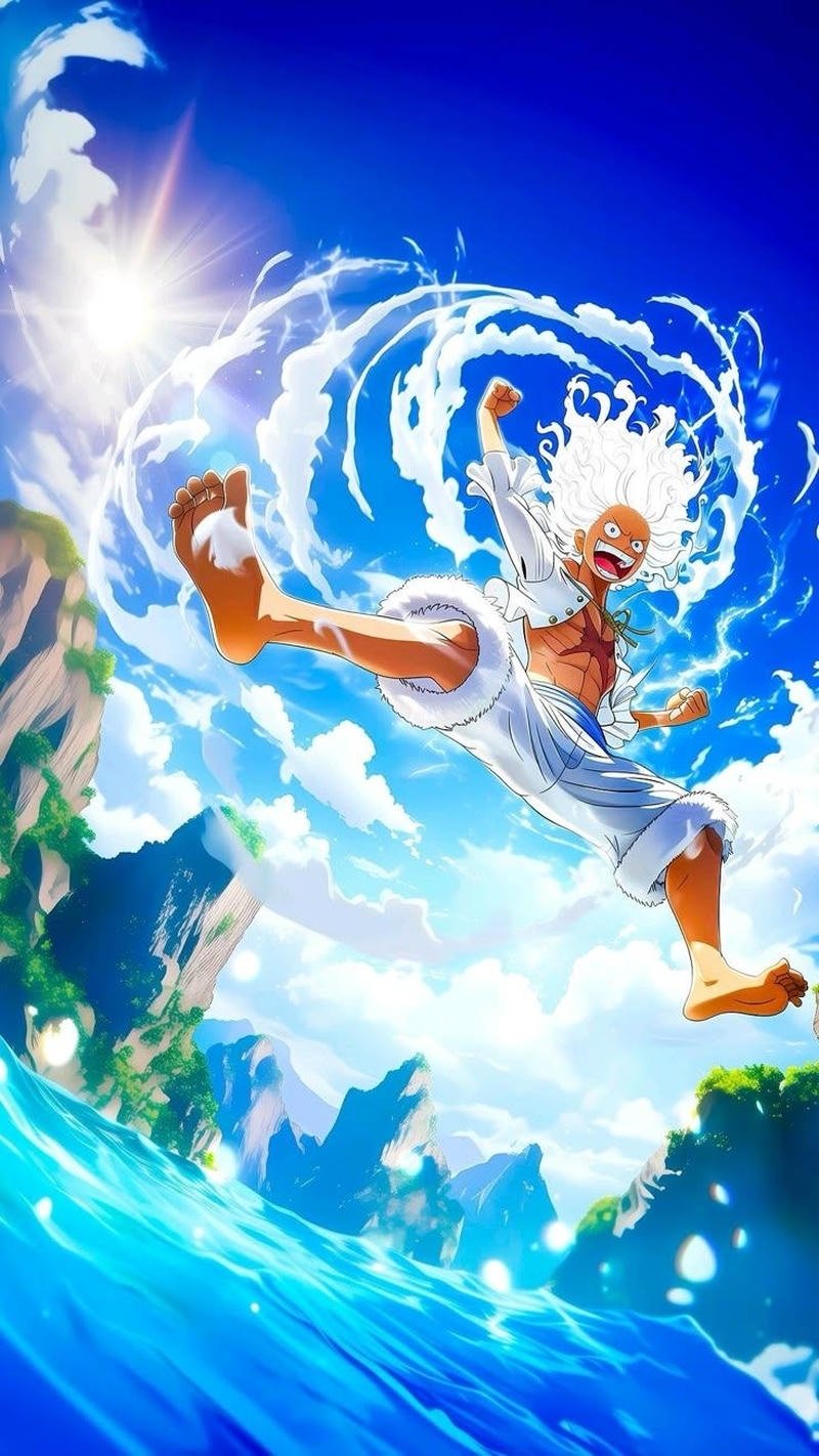 Hình nhân vật Luffy trong thế giới hải tặc One Piece