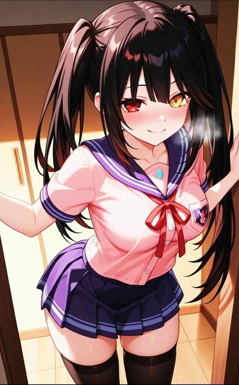 Khoảnh khắc Kurumi cười nhẹ đầy ẩn ý