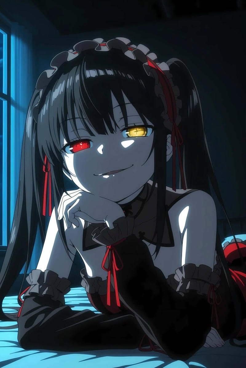 Khoảnh khắc Kurumi đứng giữa khung cảnh huyền bí