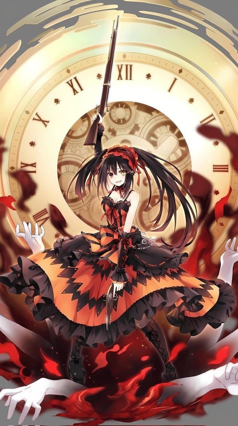 Khoảnh khắc Kurumi nhìn thẳng đầy lạnh lùng