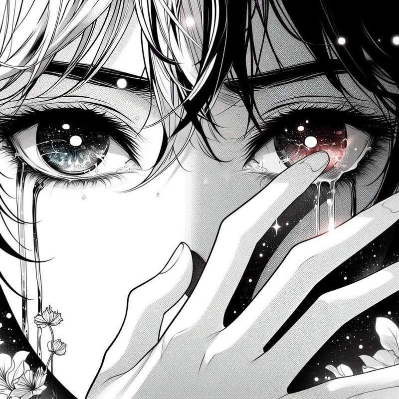 Khoảnh khắc ánh nhìn nhân vật hoạt hình mềm mại cảm xúc