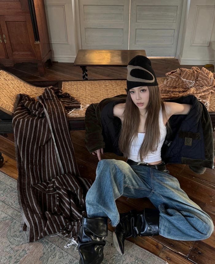 ảnh gái trung diện đồ hầm hố cực chất